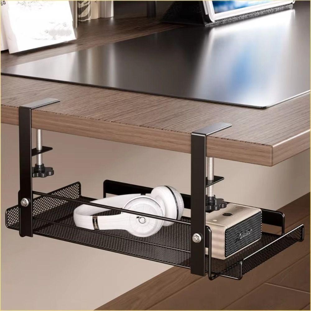 No Drill Cable Management Tray Steel Desk Wire Management New Cable Organizers