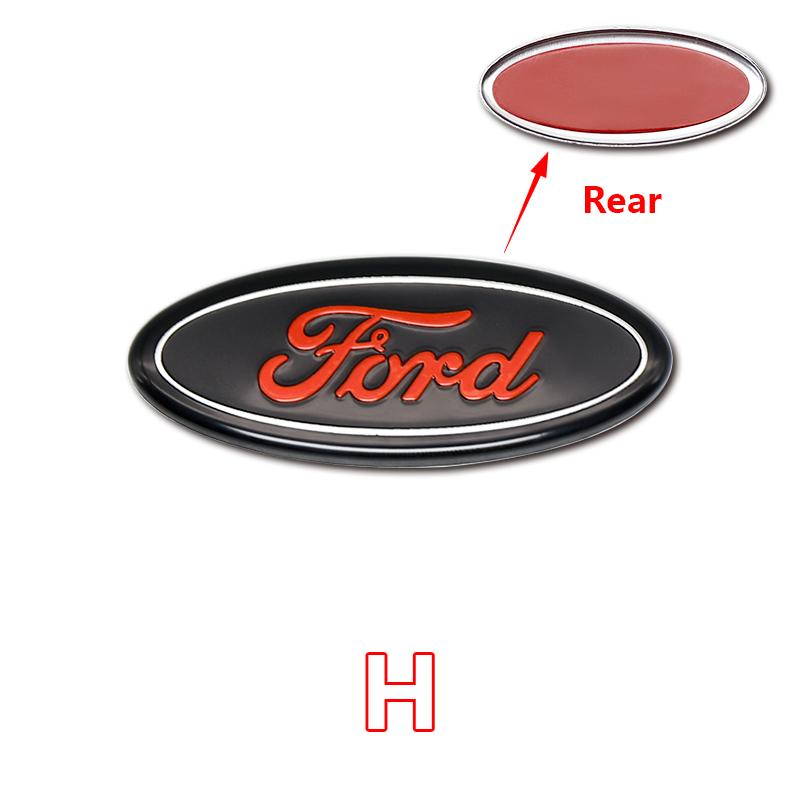 AAANK1 5.8cm Car Steering Wheel Center Badge Logo Sticker Steering Wheel Logo Sticker For Ford Focus 3 MK2 Fiesta MK7 Mondeo MK4 Fusion