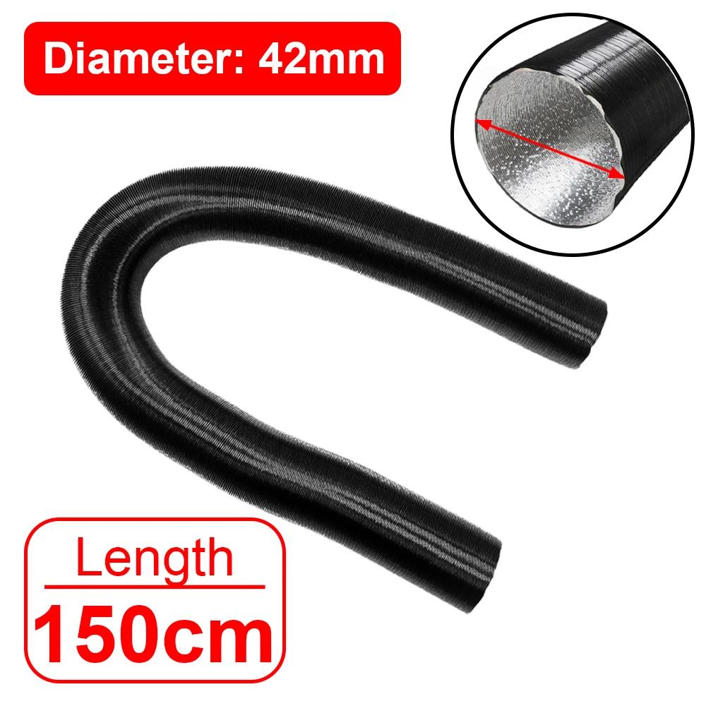 Diesel Parking Heater Air Outlet Vent Cover Duct Ducting Pipe Black For Webasto Dometic Eberspacher 25/42/60/75mm Accessories