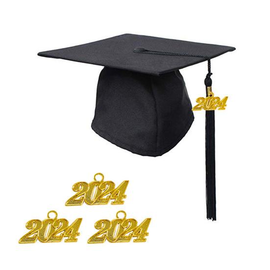 3/5 шт., подвеска с кисточкой на выпускной 2024, подвеска на выпускной 2024, шляпа для выпускного, подвесные украшения для открыток 2024 года