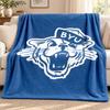 BYU Cougars blanket Flannel Blanket Soft Cozy Plush Throw for Sofa Bed Lightweight Home Decoration Outdoor camping