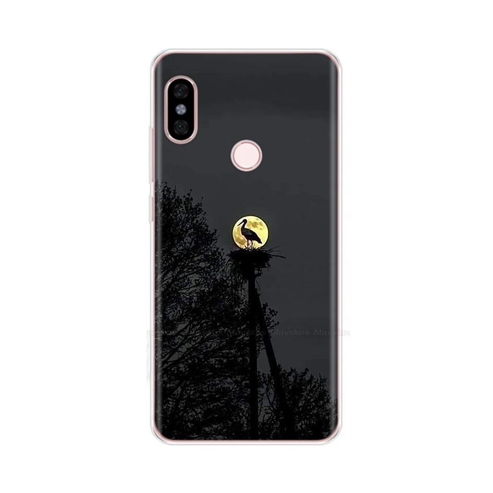 Для Redmi Note 5 Note5 Pro Защитный чехол Мягкий силиконовый чехол для телефона Мультяшная расписная задняя крышка Для Redmi Note 5 6 Pro Fundas