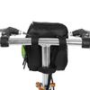 Black Multi Function Quick Release Bicycle Cycling Front Frame Tube Handlebar Bag Pouch