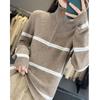 Women Sweater 100% Wool TIDENOVEL Turtleneck Knit Pullover Turn-down Collar Thick Winter Jumpers Female Knit Tops