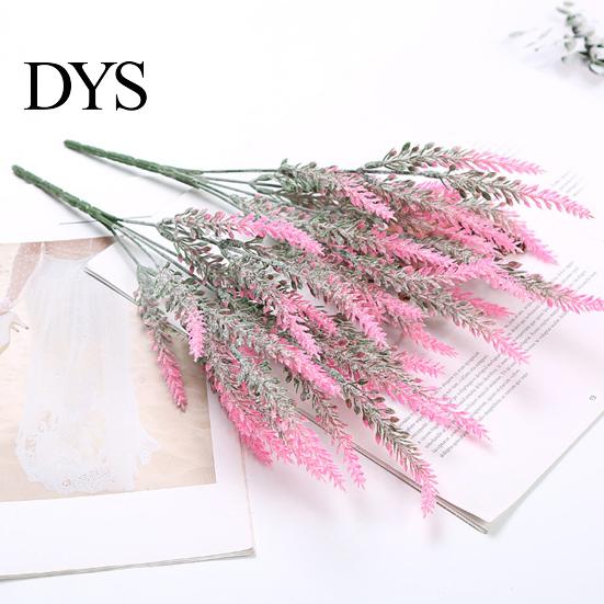 2 шт., 5 вилок, имитация искусственных цветов лаванды для домашнего свадебного украшения
