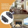 100pcs With Metal Screws Hidden Deck Fasteners Easy Installation Composite Decking Clips  Deck Board