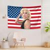 Pop Singer Lady Tapestry Gagas Prints Home Decor Wall Hanging Covering Cloth Bedroom Living Room Background Party Backdrop