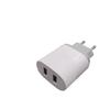 Factory Universal White Charger for Mobile Phones Neutral European Regulations 2.1A