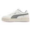 Puma Удобные Универсальные Простые Низкие Кроссовки Кроссовки Унисекс Белые Серые 393490-06