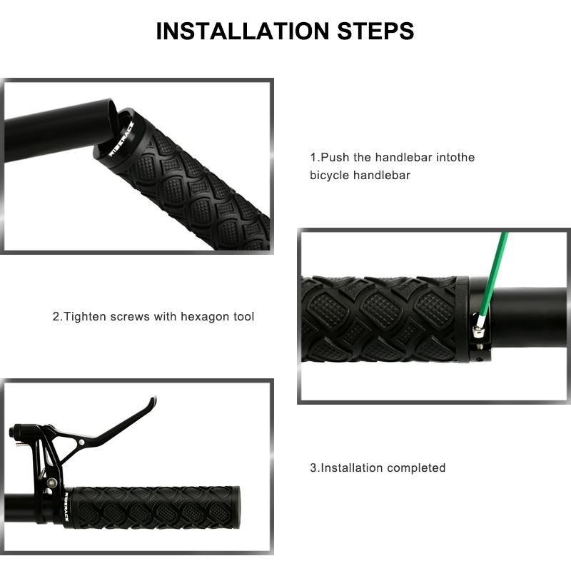 Велосипедные ручки эргономичные противоскользящие амортизирующие односторонние стопорные кольца ручки для горного велосипеда резиновые аксессуары для горного велосипеда