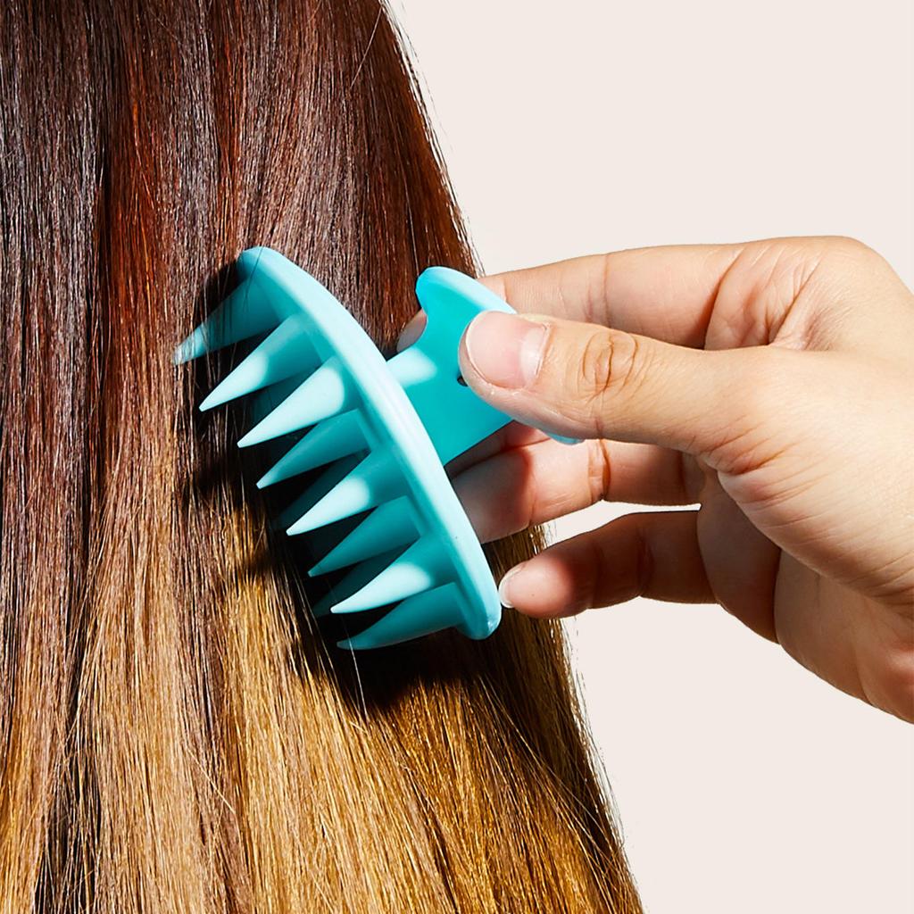 1pcs Scalp Massage Hair Washing Shampoo Brush Soft Silicone Hairbrush Bath Shower Brush Family Salon Hair Care Tool Gifts