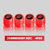 4/6/10pcs Car Tire Fluorescent Dustproof Wheel Valve Stem Caps For Ford Falcon Fusion Escape Ecosport Fusion Explorer Expedition