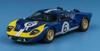 FREESTYLE Finclassically Масштабная модель Ford GT40 Holman 1966 24 часа Ле-Мана Bianchi 1/64 FY64079 Mk.II P1031, и Муди, № 6, M. Андретти/Л.