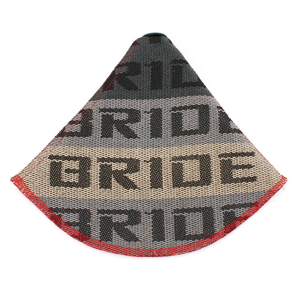 Универсальный JDM Style Bride RECARO Hyper Fabric Shift Knob Cover Shifter Lever Collars Auto Inter Accessories SFN059