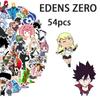 54 Japanese Anime Series Waterproof Decorative Stickers for Journals, Phones, Water Bottles, and Notebooks