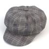 Universal Chemistry Cotton Glencheck Gray Newsboy Cap