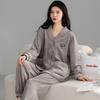 Pajamas Ladies Autumn And Winter Island Fleece Thickened And Fleece Winter Coral Fleece Premium Warm Spring And Autumn Thin Fleece Homewear