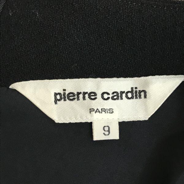 Pierre Cardin винтажное платье-макси с коротким рукавом женское M черное официальное(ИСПОЛЬЗОВАЛ)