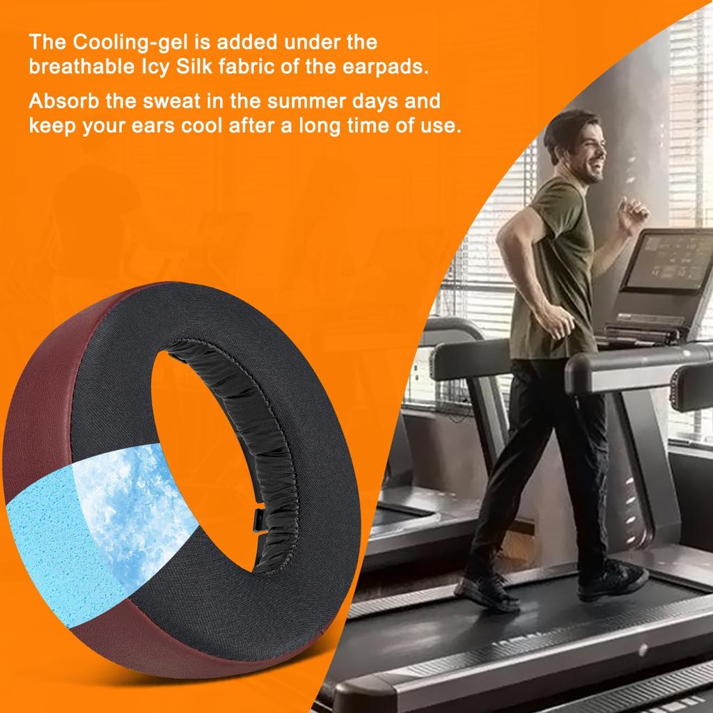 SOULWIT Охлаждающая гелевая подушка для ушей для беспроводной игровой гарнитуры Sony Gold Playstation PS4, амбушюры, модель 2018 года, сменная подушка, подушка для головы, охлаждающая