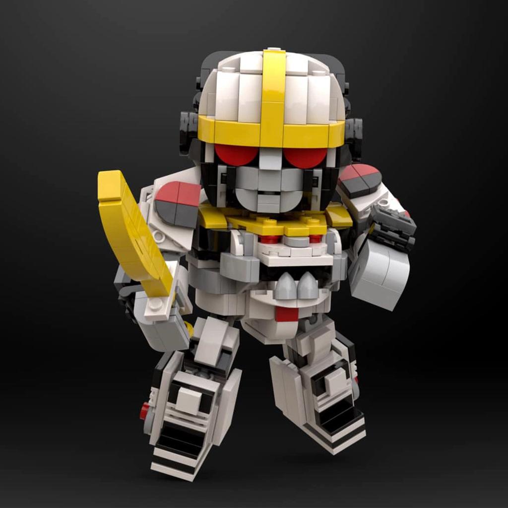 Строительные блоки, совместимые с Динозавр Пауэр Рейнджерс Тигровый Честь Белый Тигр Зод Зверь Бог Ассорти Мини Издание Игрушка