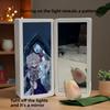 18.8см/7.4дюйма 3D Аниме Ночник Фигурки Периферия Светодиодная Лампа Мультяшная USB Подключаемая Коллекционная Игрушка Подарок на День Рождения Украшение Комнаты
