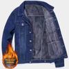 Men's Trendy All-Match Thick Winter Warm Velvet-Lined Denim Jacket