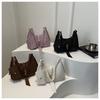 2024 New Fashionable French Style Simple Texture Atmosphere Bag For Women Street Trend Pu Shoulder Bag