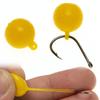 40/50Pcs 10/12MM Carp Fishing Half Floating Ball Corn Flavor Mini Soft TPR