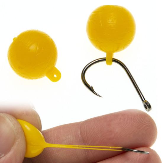 40/50Pcs 10/12MM Carp Fishing Half Floating Ball Corn Flavor Mini Soft TPR