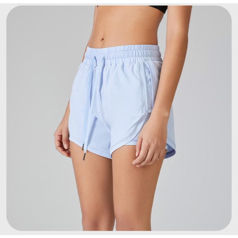 Летние женские спортивные шорты, быстросохнущие, дышащие, свободные, для занятий йогой и фитнесом, антибликовые, для марафона, бега