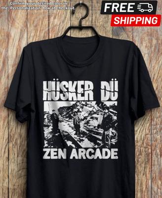 Винтажная футболка Husker Du Zen Arcade - Футболка Husker Du, Husker, Унисекс футболка