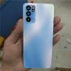 Заднее стекло для OPPO Reno 6 5G задняя крышка батарейного отсека корпус задней двери с запасными частями для объектива камеры