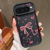 Для Google Pixel 9 Pro XL 8A 8 Pro 7A чехол с бантом и цветочным принтом TPU противоударный матовый мягкий силиконовый защитный чехол для линз телефона