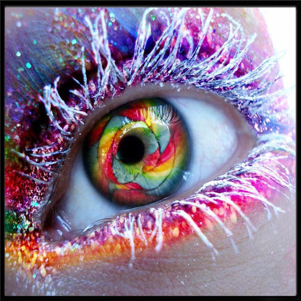 Животное 5D Алмазная картина Полный алмаз Щенок Слон Сова Лев Круглый Алмазная мозаика Узор Домашнее украшение Diy Ручная работа Стена S