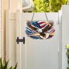 US Flag Eagle Diamond Art Hanging Pendant 5D DIY Diamond Painting Dots Pendant for Window Decor Christmas Decoration