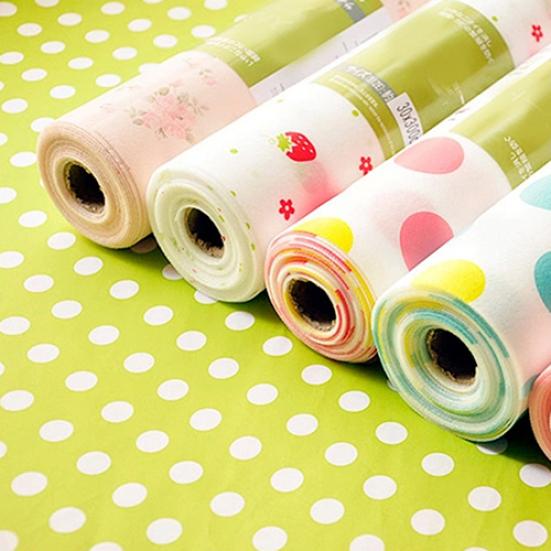 Бумажно-пленчастый коврик для полок холодильника или кухонных тумб