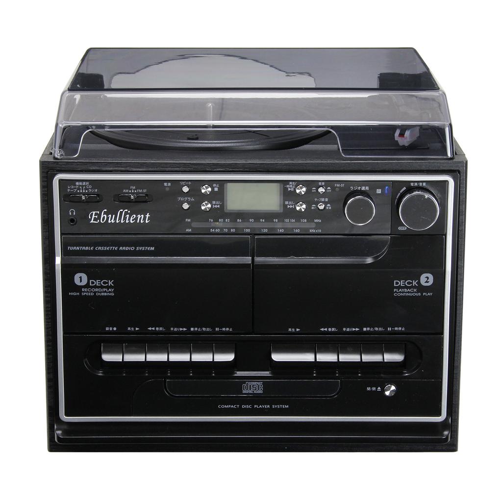 Кассетный проигрыватель пластинок с функцией записи и копирования TCD-389W