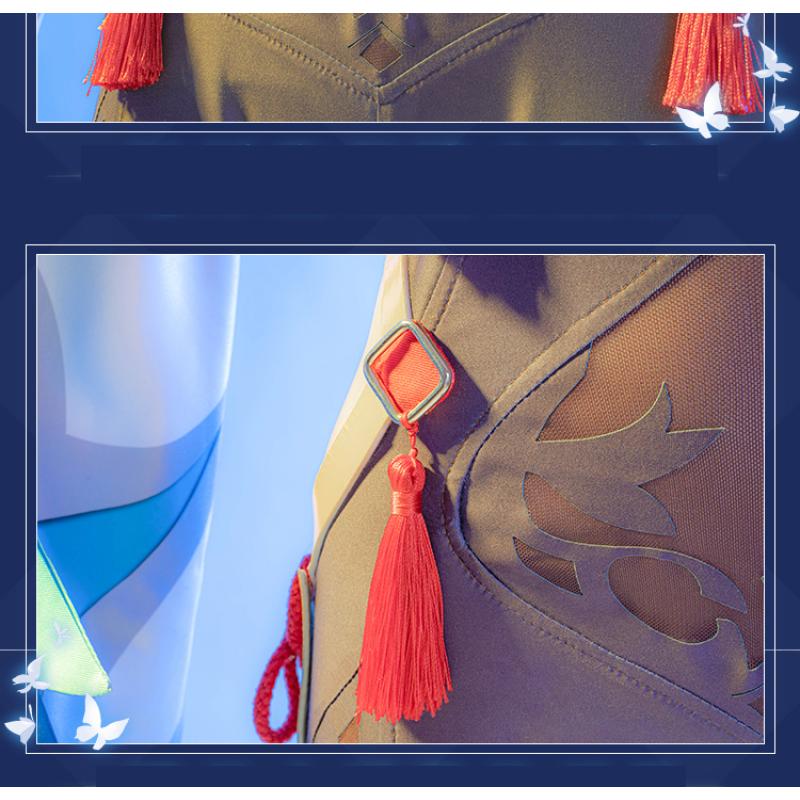 Костюмы для косплея Shenhe, аниме-фигурка, костюм на Хэллоуин для женщин, парик, сексуальный костюм, вечерние униформы, комбинезоны