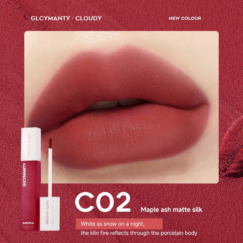 Long Lasting Matte Lip Gloss Waterproof Non-Sticky Cup Liquid Lipstick Daily Lip Makeup