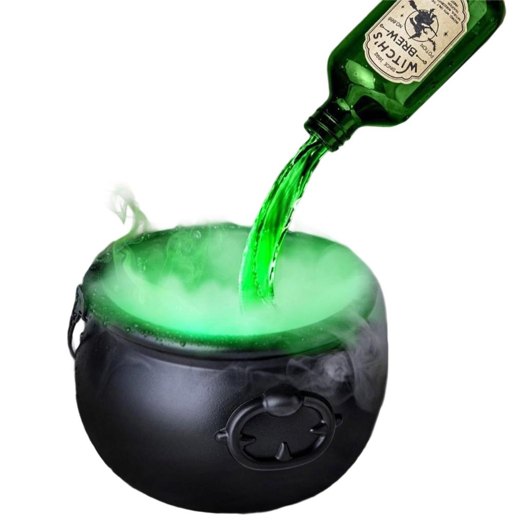 Halloween Decorations Indoor Magic Floating Potion Bottles and Diffuser Plastic Witches Bowl Hocus Pocus Party Decors