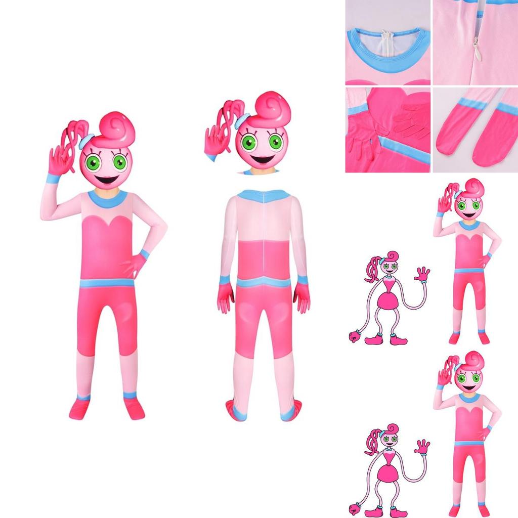 Игривый костюм для косплея Poppy Playtime Mommy для детей, идеально подходящий для Хэллоуина и карнавалов