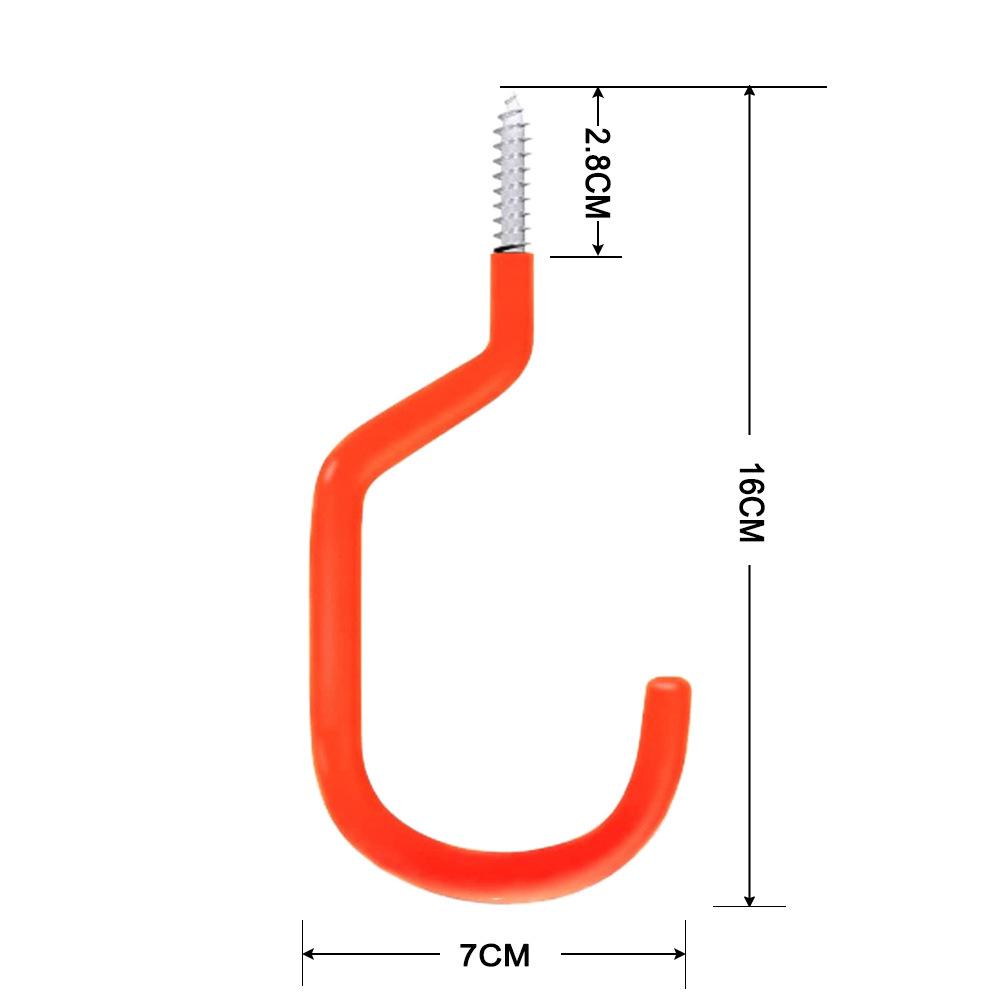 Сверхпрочные металлические крючки для гаражных и садовых инструментов