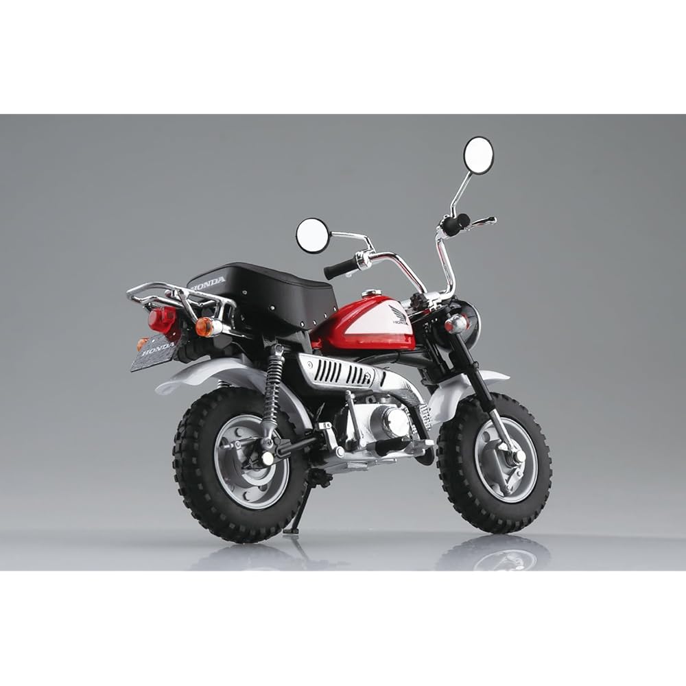 Аошима Бунка Кёзай (АОСИМА) Skynet 1/12 Масштаб Полный Мотоцикл Honda Monkey Боевой Красный