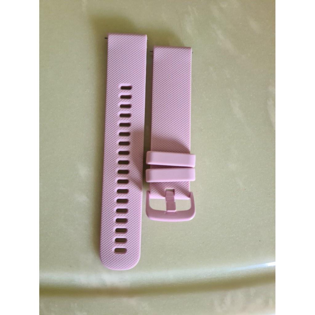 Мягкий силиконовый ремешок ярких цветов 18 мм, 20 мм, 22 мм для Samsung Huami Huawei GT4 41 мм 46 мм Garmin Haylou, ремешок для часов