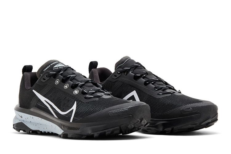 Мужские кроссовки Nike React Terra Kiger 9 Черный Отражающий Серебристый Прохладный Серый Волк Серый