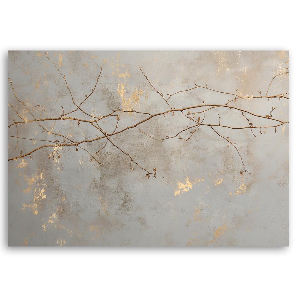 Печать на холсте, Листья ветки природа