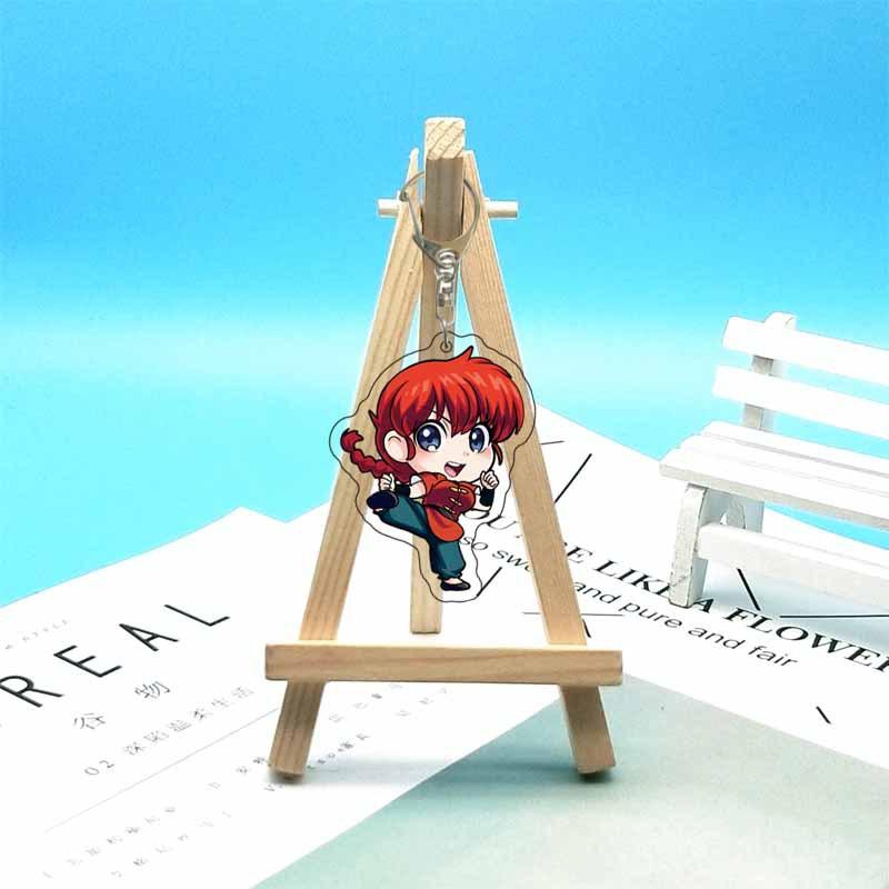 Ranma 1/2 Тендо Акане Аниме Акриловый Брелок Подарок Друзьям Подвеска для Девочки Украшение Милый Креативный Модный Брелок для Ключей Шармы для Сумки