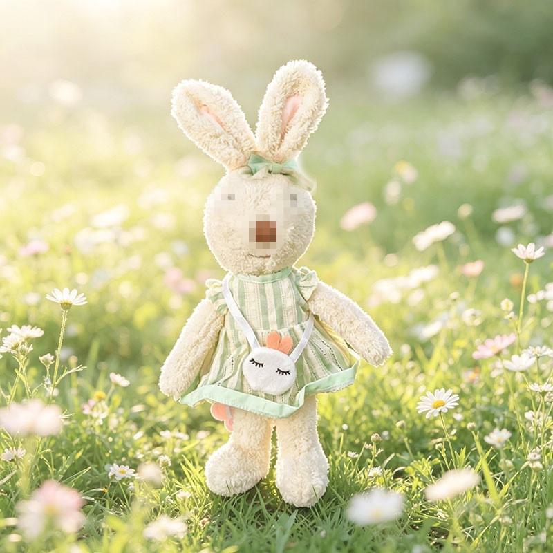 [Cloth Only]  30cm Sugar Rabbit Sucre Rabbit Doll Baby Enlightenment Toys Comfort Doll, Wedding Doll Doll Accessory