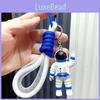 Creative Astronaut Keychain Light-up Sound Plastic Car Key Accessory For Men And Women
