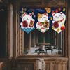 Мультяшный Кот Треугольный Флаг Занавеска Норен Разделитель Флаг Кухня Короткая Дверная Занавеска Ресторан Кухня Декор Подвесная Занавеска